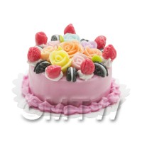 Miniature Double Chocolate Strawberry Cake 