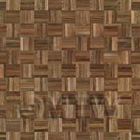 Dolls House Miniature Parquet Flooring Light Brown Oak Square Effect