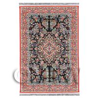 1/12th scale - Dolls House Large 16th Century Rectangular Carpet / Rug (16LR05)