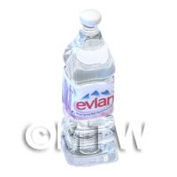 Dolls House Miniature Large Evian Brand Square Water Bottle