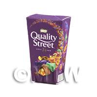 Dolls House Miniature Box of Quality Street Chocolates