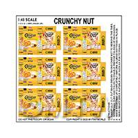 1:48th Dolls House Miniature Packaging Sheet of 6 Crunchy Nut Cereal