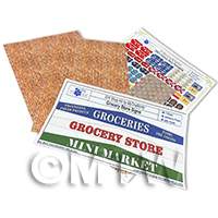 dollshouse miniature lasercut 1950s Jubilee Shop Front Kit flat pack