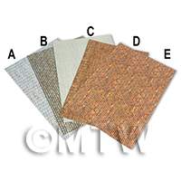 dollshouse miniature lasercut 1950s Jubilee Shop Front Kit brick paper options