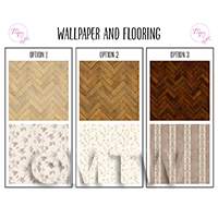 dollshouse miniature lasercut diy room box kit paper options