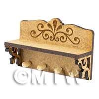 1:12th Coat Hook And Shelf Kit