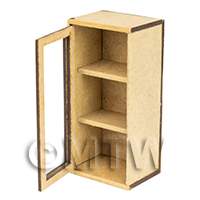 dollshouse miniature lasercut interchangeable shop cabinet D diy kit door open