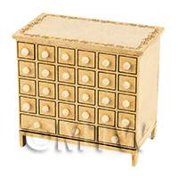 1:12th 27 Drawer Shop Cabinet Kit Pattern 1 (F) 