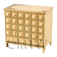 1:12th 27 Drawer Shop Cabinet Kit Pattern 2 (F) 