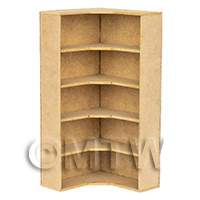 1:12th 5 Shelf Corner Shop Cabinet Kit (N)
