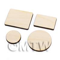 Dolls House Set of 4 Chopping Boards (Set 2)