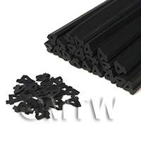 Handmade Black Number Four Nail Art Cane 