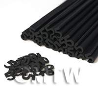 Handmade Black Number Five Nail Art Cane 