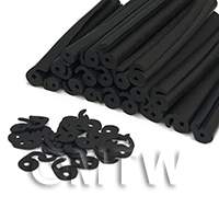 Handmade Black Number Six Nail Art Cane 