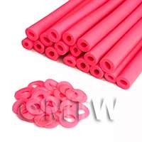 Handmade Pink Number Zero Nail Art Cane 