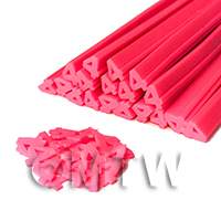 Handmade Pink Number Four Nail Art Cane 