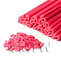 Handmade Pink Number Five Nail Art Cane 