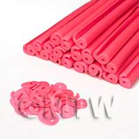 Handmade Pink Number Six Nail Art Cane 