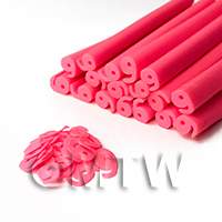 Handmade Pink Number Nine Nail Art Cane 