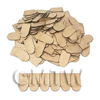 dollshouse miniature individual roofing tiles style 1 full set 