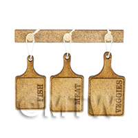 1:12th Hanging Chopping Boards Kit 