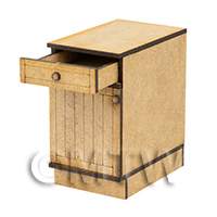 dollshouse miniature lasercut diy kitchen cupboard with drawer kit made up