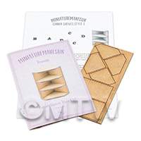 dollshouse miniature lasercut diy kitchen corner shelves made up