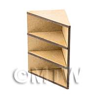 dollshouse miniature lasercut diy kitchen corner shelves made up