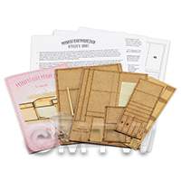 dollshouse miniature lasercut diy utility unit kit flat pack