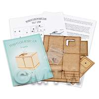 dollshouse miniature lasercut diy half sink kit flat pack