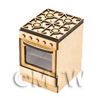 dollshouse miniature lasercut diy oven kit made up