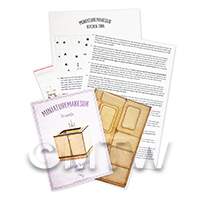 dollshouse miniature lasercut diy full sink kit flat pack