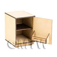 dollshouse miniature lasercut diy small fridge kit inside fridge