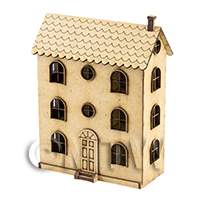 dollshouse miniature lasercut diy large dollshouse kit made up with front on