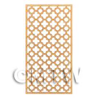 Dolls House Miniature Lattice Screen (Style 2)