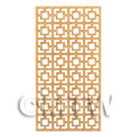 Dolls House Miniature Lattice Screen (Style 3)