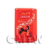 Dolls House Miniature Lindt Milk Chocolates Box