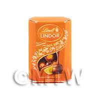 Dolls House Miniature Lindt Orange Chocolates Box