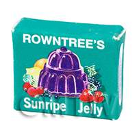 Dolls House Miniature Rowntrees Blackcurrant Jelly Box