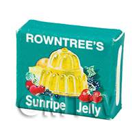 Dolls House Miniature Rowntrees Lemon Jelly Box