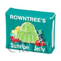 Dolls House Miniature Rowntrees Lime Jelly Box