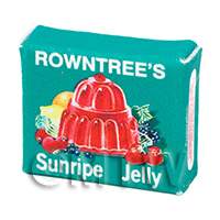 Dolls House Miniature Rowntrees Strawberry Jelly Box