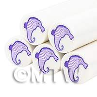 Unbaked Seahorse Cane Nail Art And Jewellery UNC84