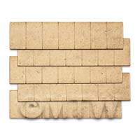 Dolls House Miniature Individual Roof Tiles Set of 150 (Style C)