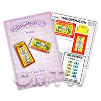 dolls house miniature Operation board game flat pack kit