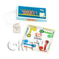 Dolls House Miniature 1:12th Sorry Board Game Kit