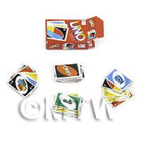 Dolls House Miniature 1:12th Uno Card Game Kit