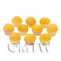 Dolls House Miniature 10 Small Cupcakes
