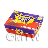 Dolls House Miniature 1:6th Creme Eggs Box 