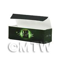 dollshouse miniature packaging After Eight chocolate box with lid open
